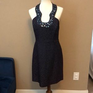 NWT Laundry Navy Dress - 10